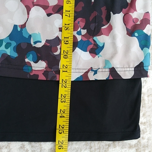 Xersion Hooded Zip Up Layered Look Athletic Jacket XL Black Multicolor - Picture 16 of 16